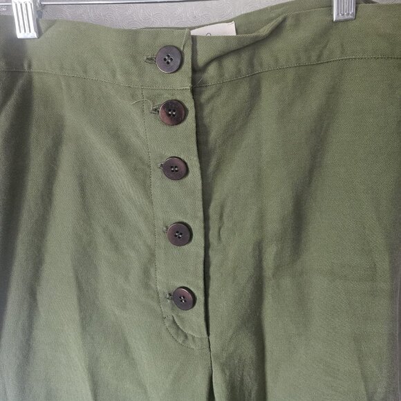 Bug Clothing Magda Pants - Ivy green cotton - Picture 2 of 6